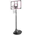 Portable Basketball Hoop Adjustable 7.5Ft 9.2Ft With 32 Inch Backboard For Youth Adults Indoor Outdoor Basketball Goal Red Black Red Iron