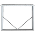 Log Storage Shed, Log Holder With Roof, Log Storage Shed, Firewood Rack For Backyard Garden Patio Porch, Anthracite Galvanized Steel 70.9