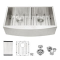 Double Bowl 50 50 Farmhouse Sink 33