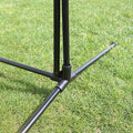 Portable Large Volleyball Badminton Tennis Net With Carrying Bag Stand Frame 20Ft Black Iron