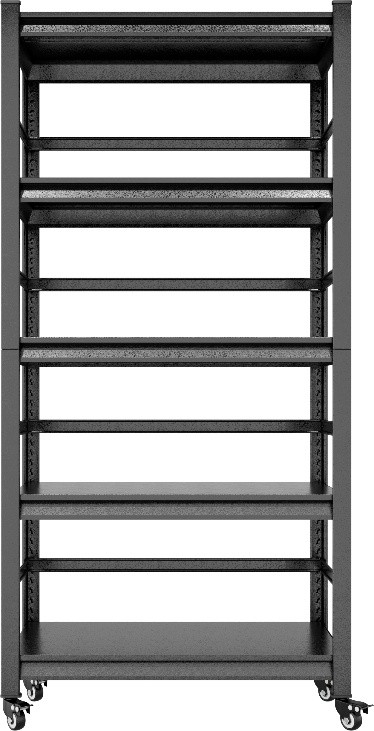 72"H Heavy Duty Storage Shelves Adjustable 5 Tier Metal Shelving Unit With Wheels For 1750Lbs Load Kitchen, Garage, Pantry, And More 5 Black Standard Vertical Kitchen Open Back Metal Antique Adjustable Shelves Metal Metal