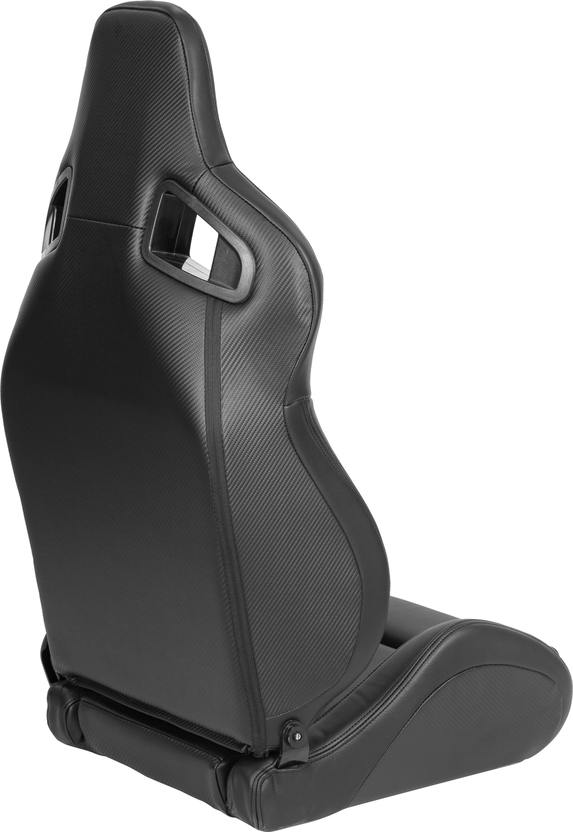 Racing Seat Black Pu Vinyl