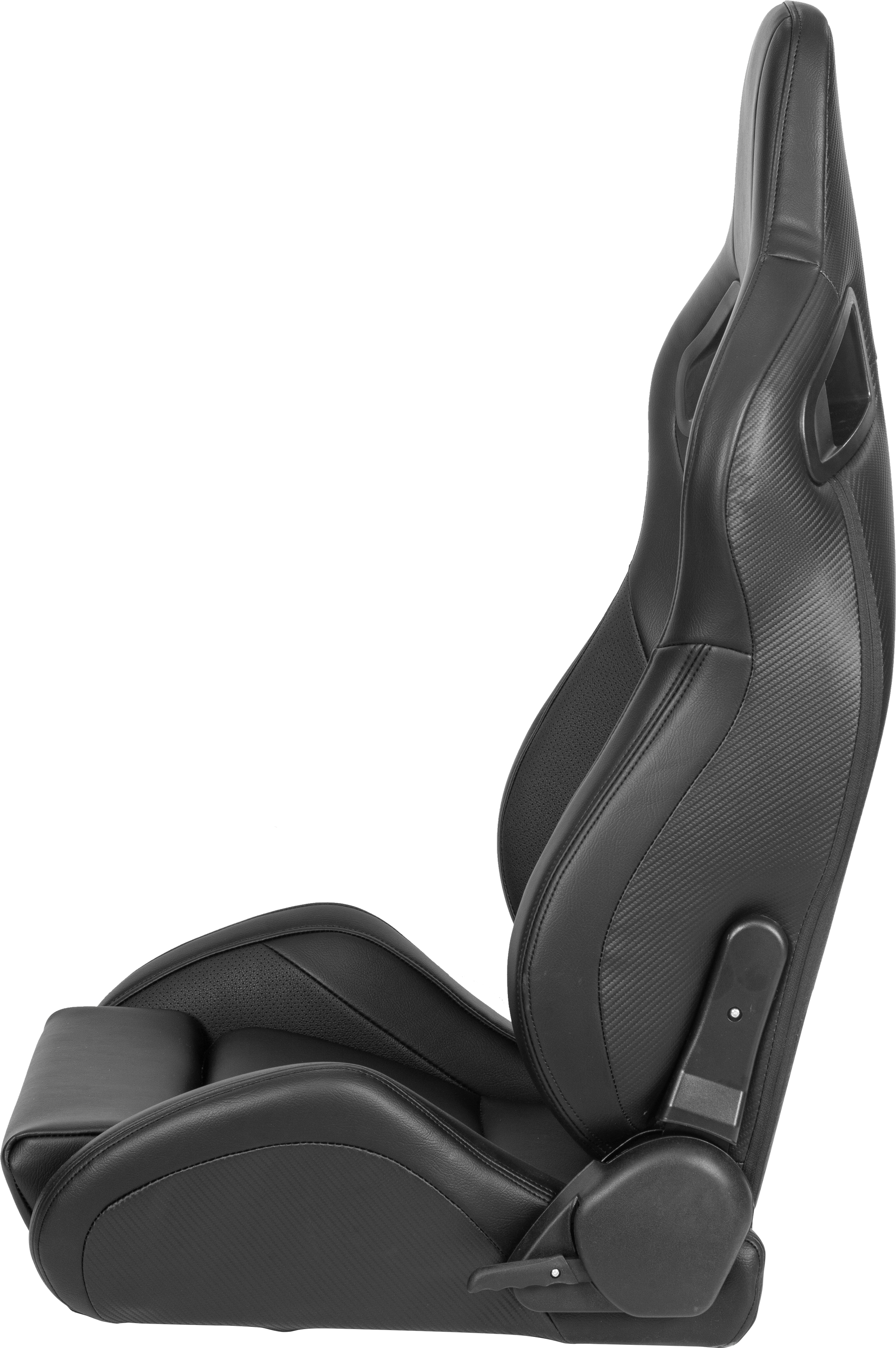 Racing Seat Black Pu Vinyl