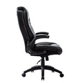 Big & Tall 400Lb Ergonomic Leather Office Chair Executive Desk Chair Metal Black Office Foam American Traditional,Antique,Luxury Handle Office Chairs Solid Back Foam Adjustable Height Leather