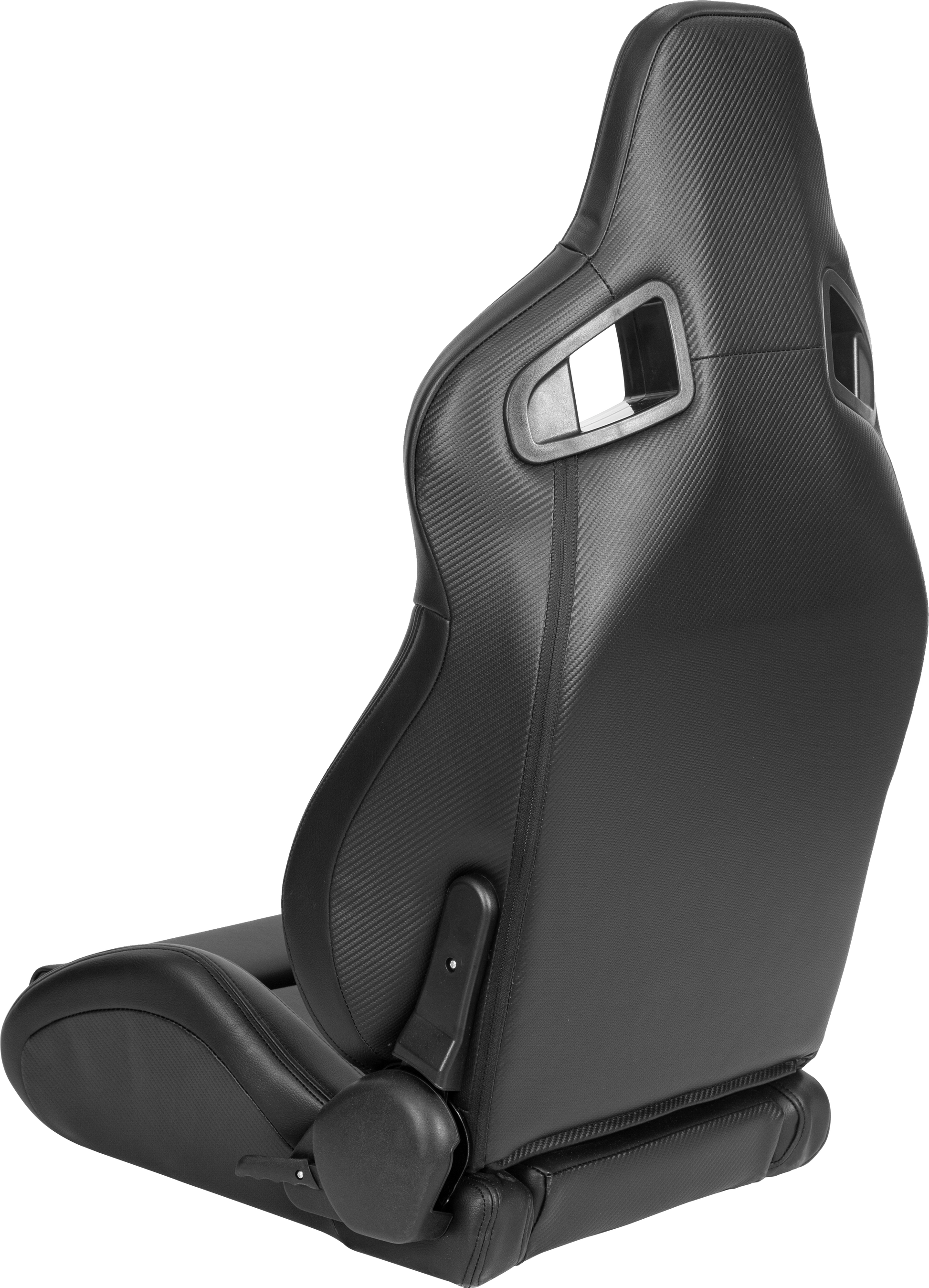 Racing Seat Black Pu Vinyl