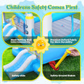 Multifunctional Jump 'N Slide Inflatable Bouncer For Kids Complete Setup With Blower 198