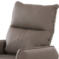 Rocking Recliner Chair,360 Degree Swivel Nursery Rocking Chair,Glider Chair,Modern Small Rocking Swivel Recliner Chair For Bedroom,Living Room Chair Home Theater Seat,Side Pocket Brown Solid Brown Light Brown Primary Living Space Foam Wipe Clean