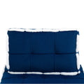 Coolmore Upholstered Deep Seat Armless Accent Single Lazy Sofa Lounge Arm Chair,Comfy Oversized Leisure Barrel Chairs For Living Room Office Meetingroom Aparment Bedroom Furniture Set Blue Velvet