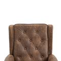 Coolmore Wood Frame Armchair, Modern Accent Chair Lounge Chair With Sturdy Wood Legs For Living Room Bedroom Coffee Pu Coffee Foam Microsuede