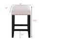 Farmhouse 24In Height Barstools For 34