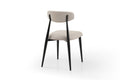 Set Of 6 Dining Chairsupholstered Chairs With Metal Legs For Kitchen Dining Room,Light Grey Light Grey Foam Metal