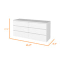 Wyoming 2 Piece Bedroom Set, Armoire Dresser, White King White White 2 Piece Set Bedroom Dresser Included Engineered Wood