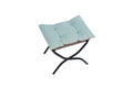 Living Room Chairs Modern Cotton Fabric Lazy Chair, Accent Contemporary Lounge Chair, Single Steel Frame Leisure Sofa Chair With Armrests And A Side Pocket Green ,With Ottoman ,With Footrest Green Polyester Metal Primary Living Space Soft Polyester Fiber