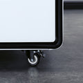 Smart Table Fridge, Multifunctional Coffee Table, Tempered Glass Table Top And Back Storage White Tempered Glass
