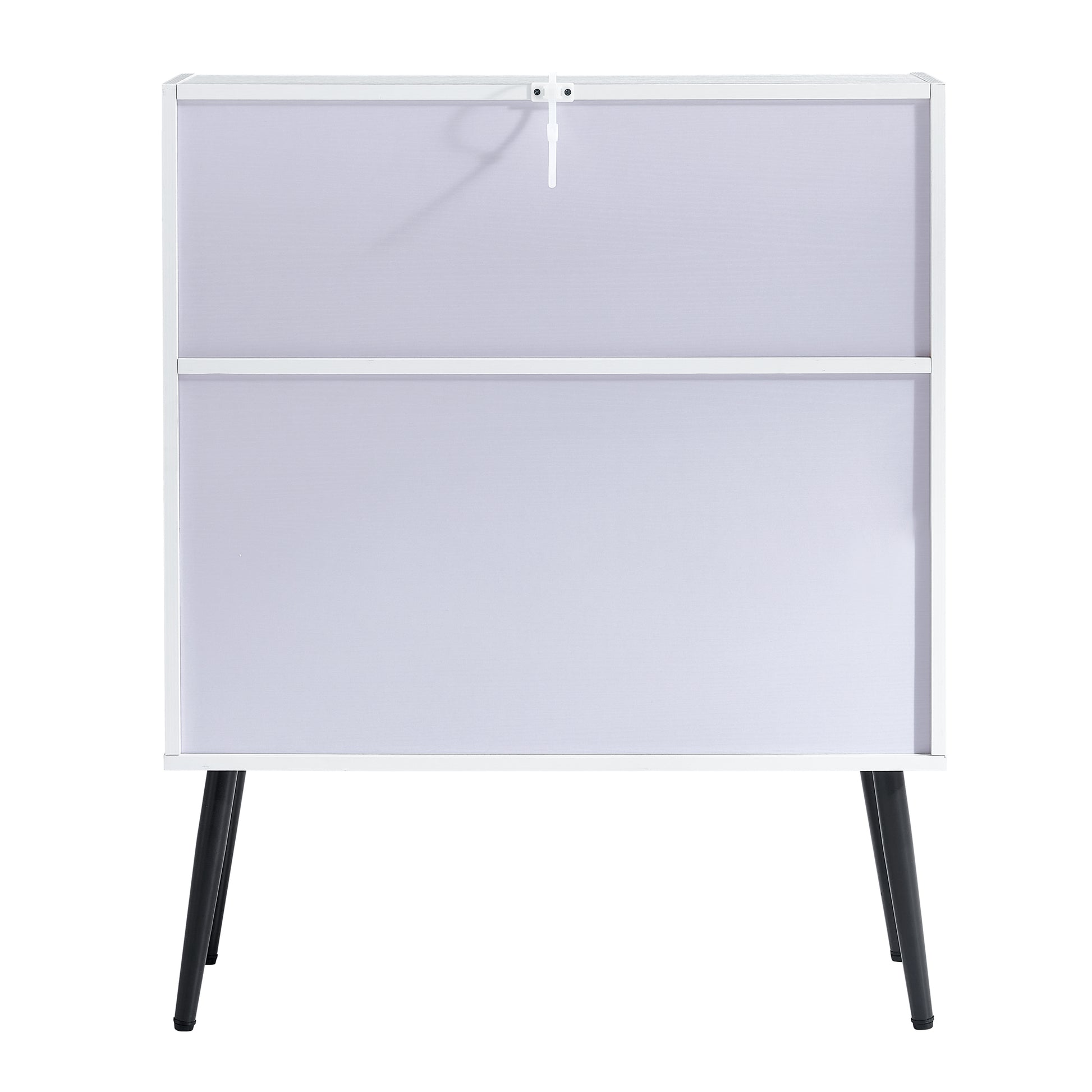 Sideboard, Bufft Cabinet, Side Dining Table, Glass Door, 1Pc Per Ctn Cream White Mdf Glass