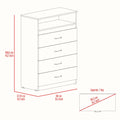 Midval 2 Piece Bedroom Set, Armoire Dresser, White Queen White White 2 Piece Set Bedroom Dresser Included Engineered Wood