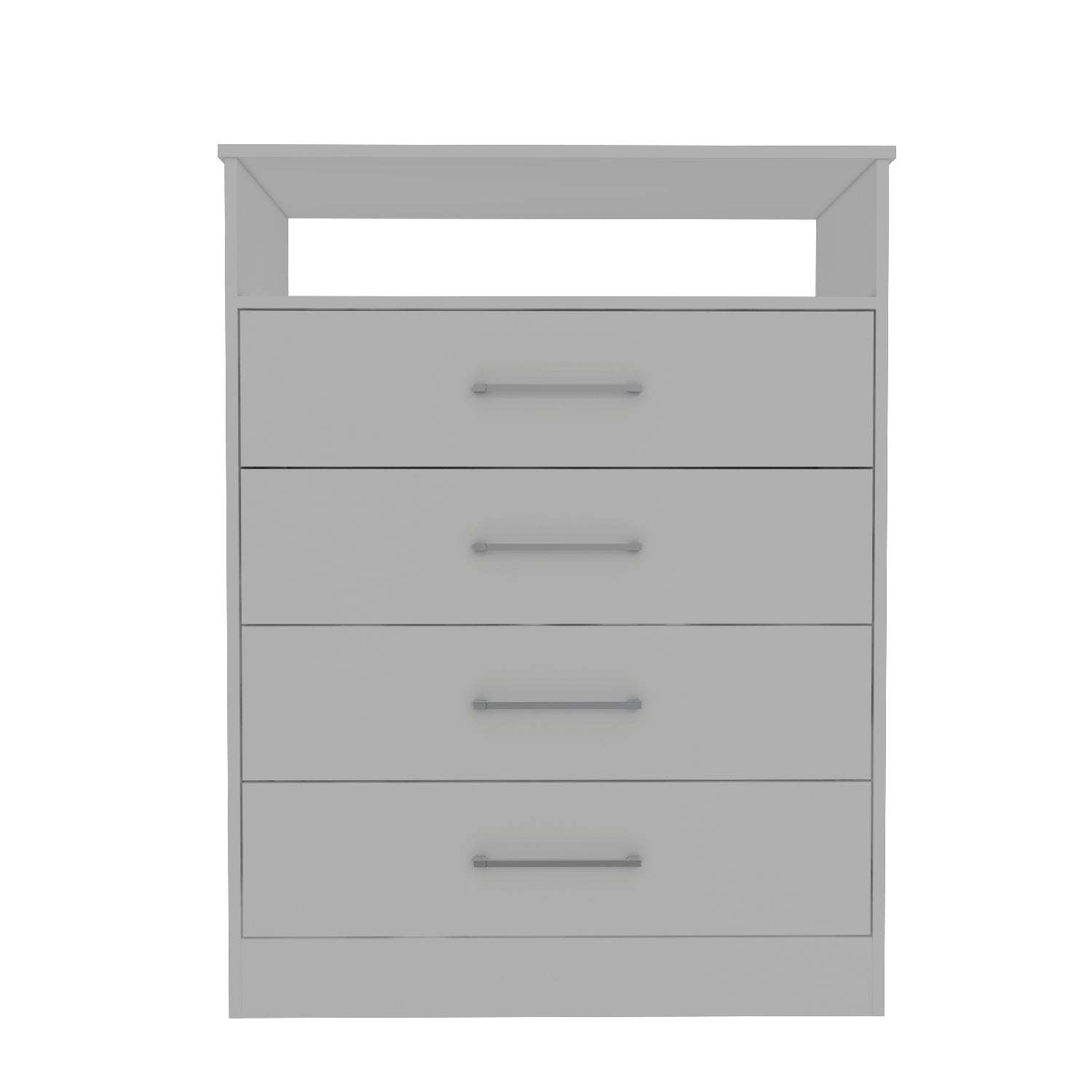 Midval 2 Piece Bedroom Set, Armoire Dresser, White Queen White White 2 Piece Set Bedroom Dresser Included Engineered Wood