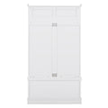 Hall Tree With Storage Shoe Bench For Entryway And Hallway, 4 In 1 Design Coat Racks With 4 Hooks For Living Room, White White Mdf