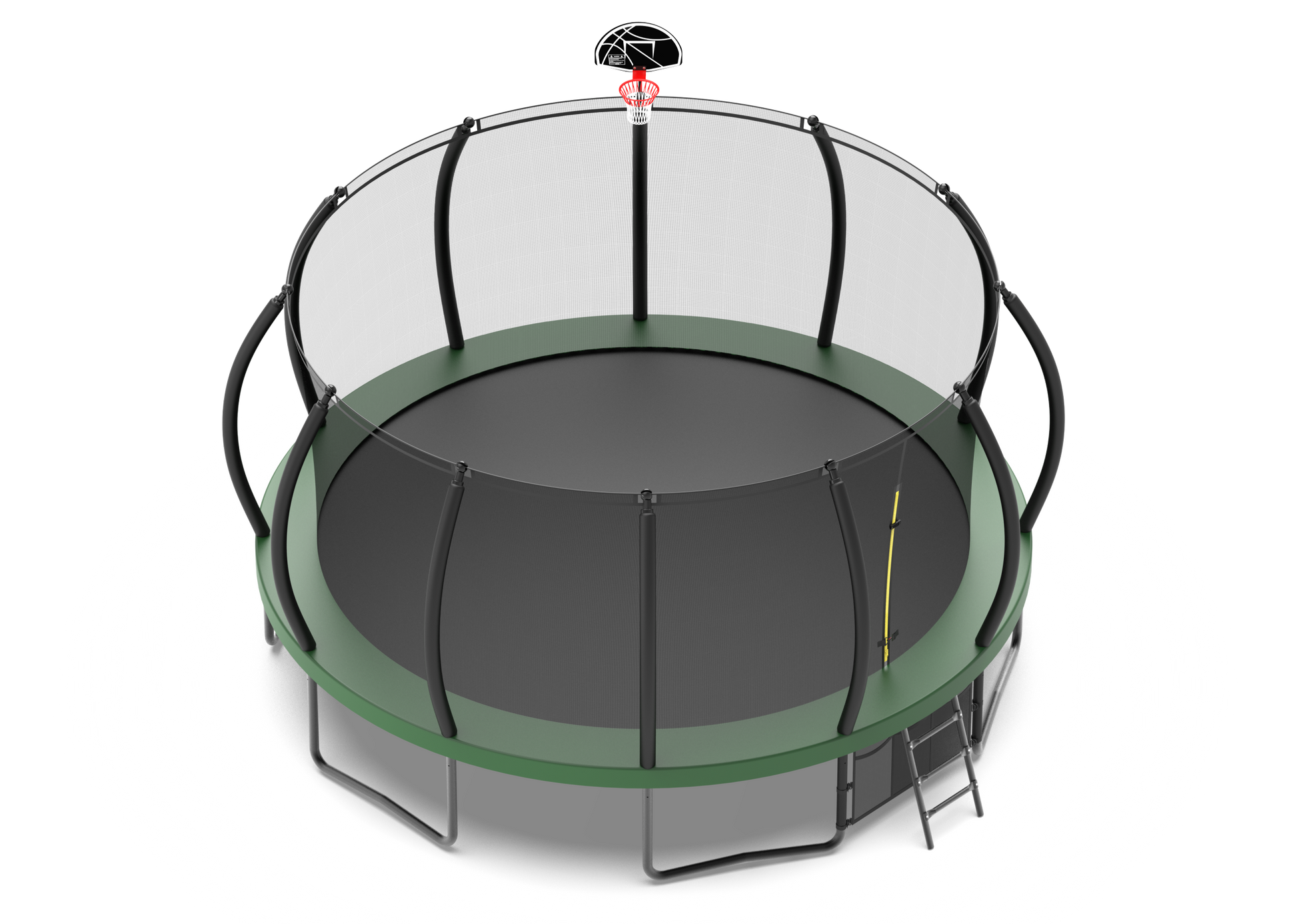 16Ft Trampolines Green Green Steel