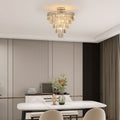 Same As W1340110373 L5010 Large Crystal Chandelier In White Chrome Color, Modern Style Chandelier, Dining Room, Living Room, Bedroom Without Bulb Chrome Luxury Crystal Iron
