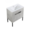 30 Inch Bathroom Vanity With Sink, Freestanding Bathroom Vanity Or Floating Is Optional Conversion 00330Cg 1 Bl9075B Kd Packing Cement Grey 2 Bathroom Freestanding Modern Plywood