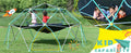 13Ft Geometric Dome Climber Play Center, Kids Climbing Dome Tower With Hammock, Rust & Uv Resistant Steel Supporting 1000 Lbs Green Metal