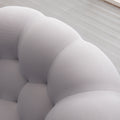 46.9'' Modern Bubble Floor Sofa,Single Chair For Living Room,Gray Gray Foam Fabric 1 Seat