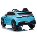 12V Dual Drive Remote Control Electric Kid Ride On Car,Battery Powered Kids Ride On Car Blue, 4 Wheels Children Toys Vehicle,Led Headlights,Remote Control,Music,Usb. Blue Polyethylene