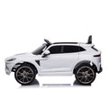 12V Dual Drive Remote Control Electric Kid Ride On Car,Battery Powered Kids Ride On Car White, 4 Wheels Children Toys Vehicle,Led Headlights,Remote Control,Music,Usb. White Polyethylene