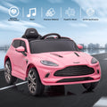 12V Dual Drive Remote Control Electric Kid Ride On Car,Battery Powered Kids Ride On Car Pink, 4 Wheels Children Toys Vehicle,Led Headlights,Remote Control,Music,Usb. Pink Polyethylene