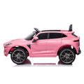 12V Dual Drive Remote Control Electric Kid Ride On Car,Battery Powered Kids Ride On Car Pink, 4 Wheels Children Toys Vehicle,Led Headlights,Remote Control,Music,Usb. Pink Polyethylene