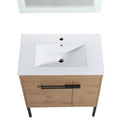 30 Inch Bathroom Vanity With Sink, Freestanding Bathroom Vanity Or Floating Is Optional Conversion 30*18 00330Imo 1 Kd Packing Imitative Oak 2 Bathroom Freestanding Modern Plywood