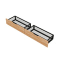 Metal Full Size Convertible Bunk Bed With 2 Drawers, Black Box Spring Not Required Full Black Metal Bedroom Bed Frame Metal & Wood