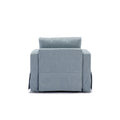 Single Seat Module Sofa Sectional Couch Seat Cushion And Back Cushion Removable And Washable,Light Blue Light Blue Linen Wood Medium Soft Cushion Back Modern Rubberwood Square Arms Foam Linen 1 Seat