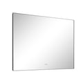 60 X 36Inch Led Mirror Bathroom Vanity Mirror With Back Light, Wall Mount Anti Fog Memory Large Adjustable Vanity Mirror Gunmetal Aluminium