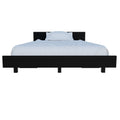 Kaia Twin Bed Base With Headboard Black Twin Black Bedroom Particle Board