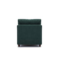 Middle Module Fabric Linen For Modular Sofa Sectional Sofa Couch Accent Armless Chair, Cushion Covers Non Removable And Non Washable,Green Green Wood Primary Living Space Soft Cushion Back Modern Rubberwood Armless Foam Linen 1 Seat