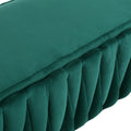 Coolmore Storage Ottoman,Bedroom End Bench,Upholstered Fabric Storage Ottoman With Safety Hinge, Entryway Padded Footstool, Ottoman Bench For Living Room & Bedroom Emerald Velvet