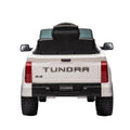 Officially Licensed Toyota Tundra Pickup,Electric Pickup Car Ride On For Kid, 12V Electric Ride On Toy,2.4G W Parents Remote Control,Electric Car For Kids,Three Speed Adjustable,Power Display White Plastic