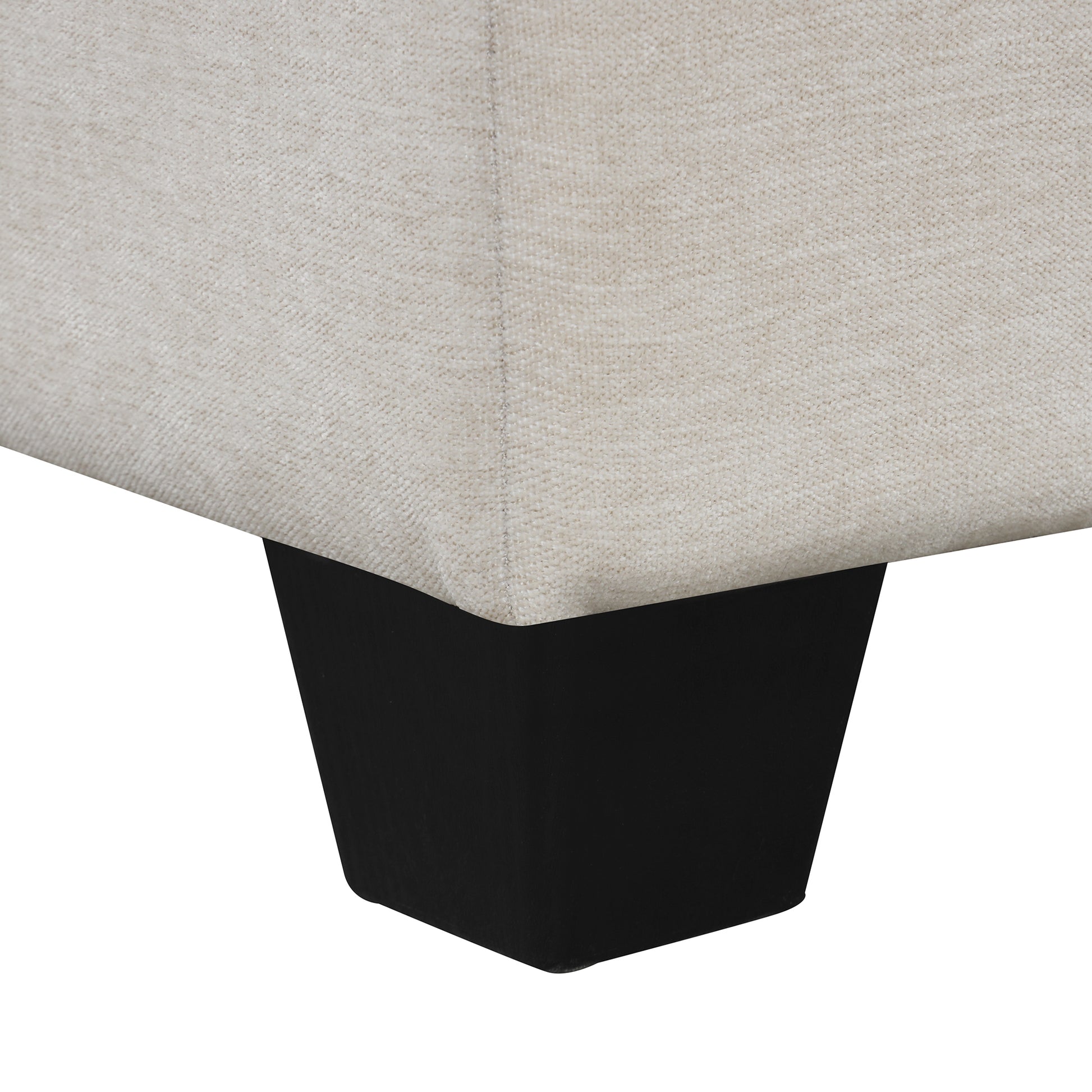 120" Modern U Shaped Corner Sectional Sofa Upholstered Linen Fabric Sofa Couch For Living Room, Bedroom, Beige Beige Foam Linen