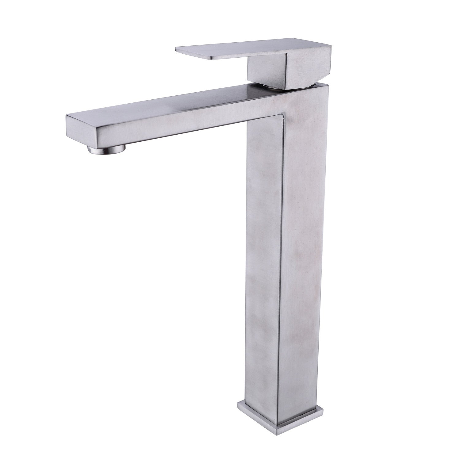 Single Handle Sink Brushed Nickel Vanity Bathroom Faucet, Basin Mixer Tap Brushed Nickel Stainless Steel