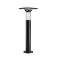 Solar Lawn Light With Dimmable Led Black Aluminium