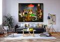 1Pcs Canvas Prints With Your Photo Custom Canvas Wall Art Personalized Canvas Pictures, Customized To Any Style, Us Factorygifts For Family, Wedding, Friends, Home Decoration Wrapped Canvas Colorful Medium 25In 32In Painting Prints And Posters Art Deco