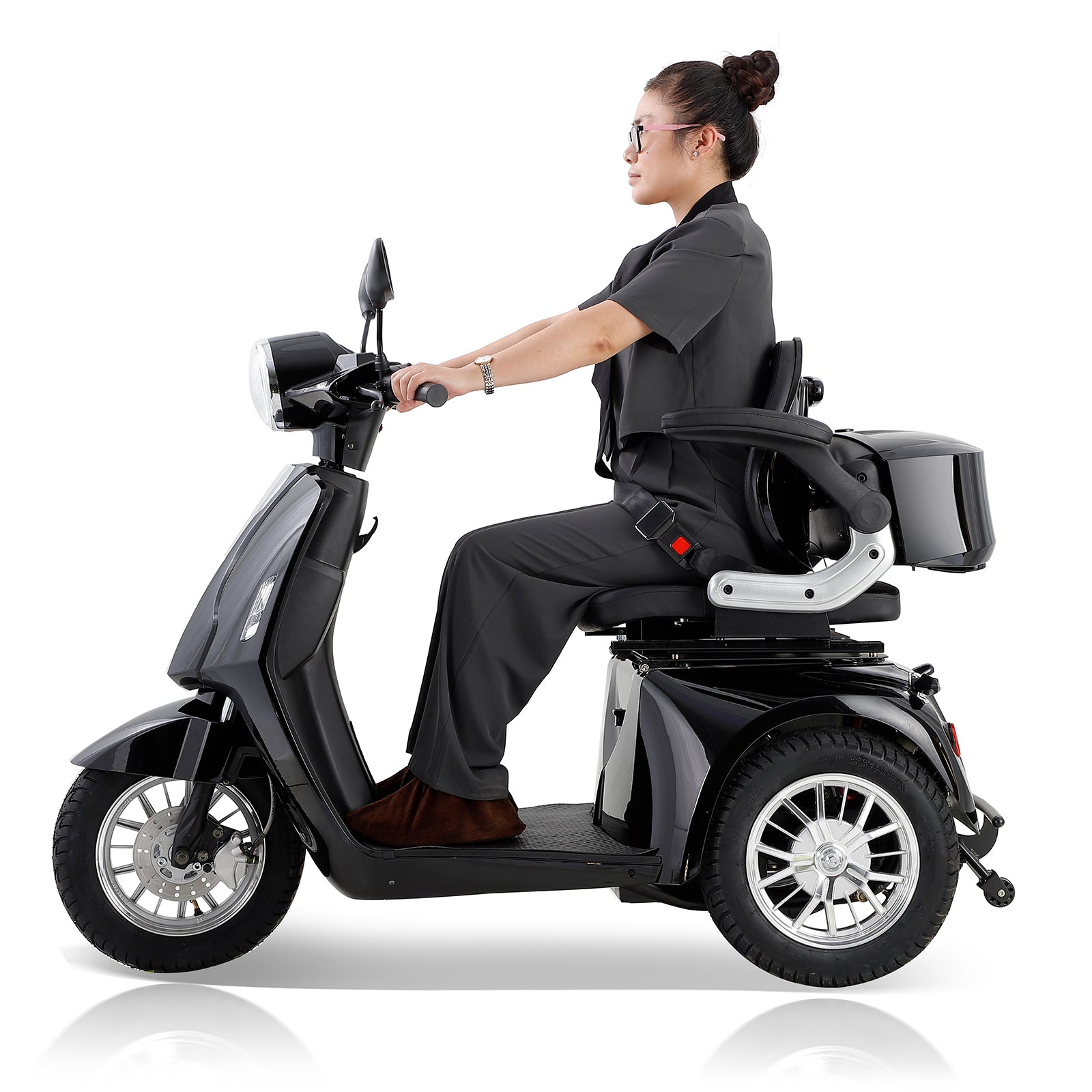 Electric Mobility Scooter With Big Size ,High Power Black Abs Pc