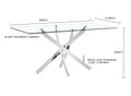 Bl 16080 Clear Glass Sliver Table Clear Glass Top Clear Glass