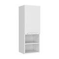 Medicine Cabinet Hazelton, Open And Interior Shelves, White Finish White Particle Board