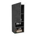 Medicine Cabinet Hazelton,Bathroom, Smokey Oak Finish Gray Particle Board