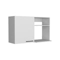 Kitchen Wall Cabinet Burwood, White Finish White Particle Board