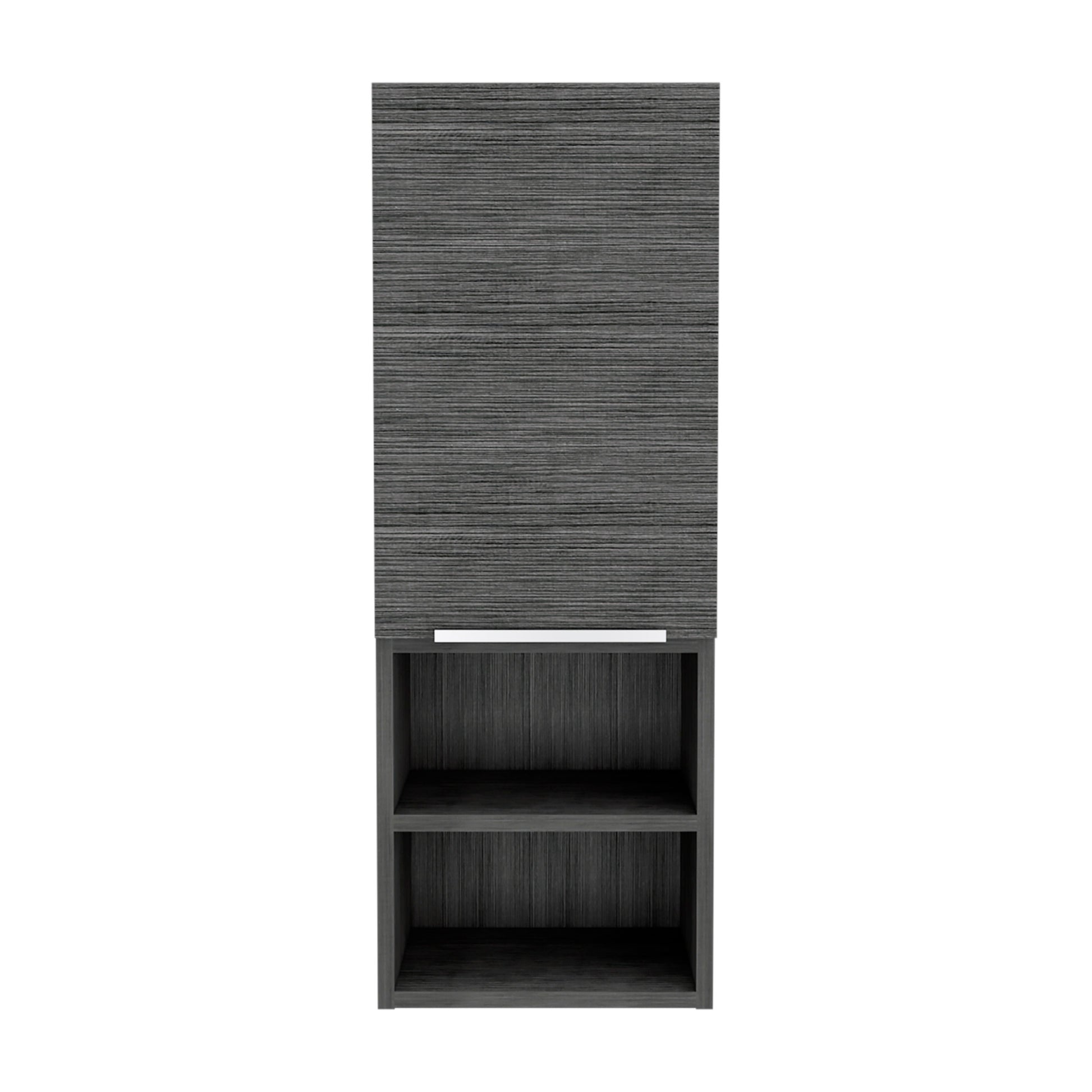 Medicine Cabinet Hazelton,Bathroom, Smokey Oak Finish Gray Particle Board