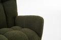 Rocking Chair Nursery, Solid Wood Legs Reading Chair With Teddy Fabric Upholsterednap Armchair For Living Rooms, Bedrooms, Offices, Best Gift,Green Teddy Fabric Green Primary Living Space Modern Rocking Chairs Polyester
